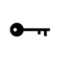Key Icon Vector Sign In White Background Ã¢â¬â Vector Royalty Free Stock Photo